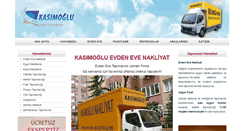 Desktop Screenshot of kasimoglunakliyat.com